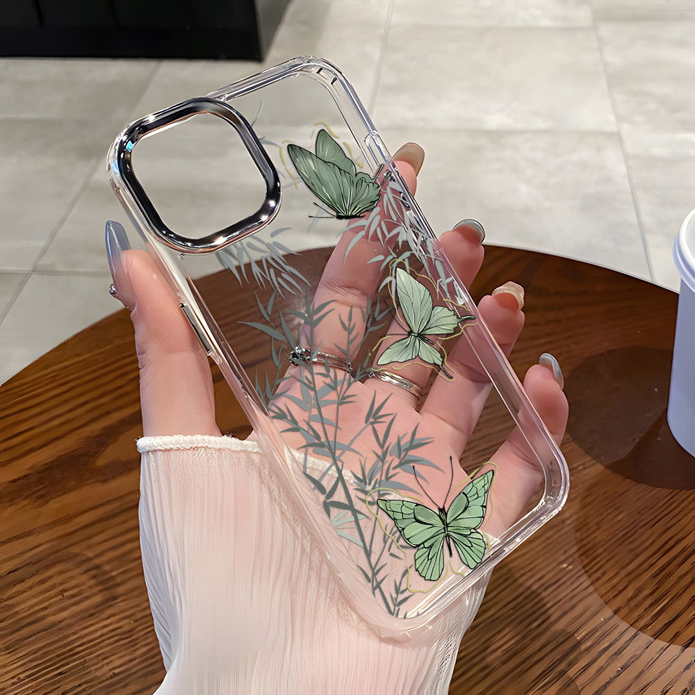 Phone Cases For Samsung A14 - Siliconen Vlinder Case Voor Samsung A56