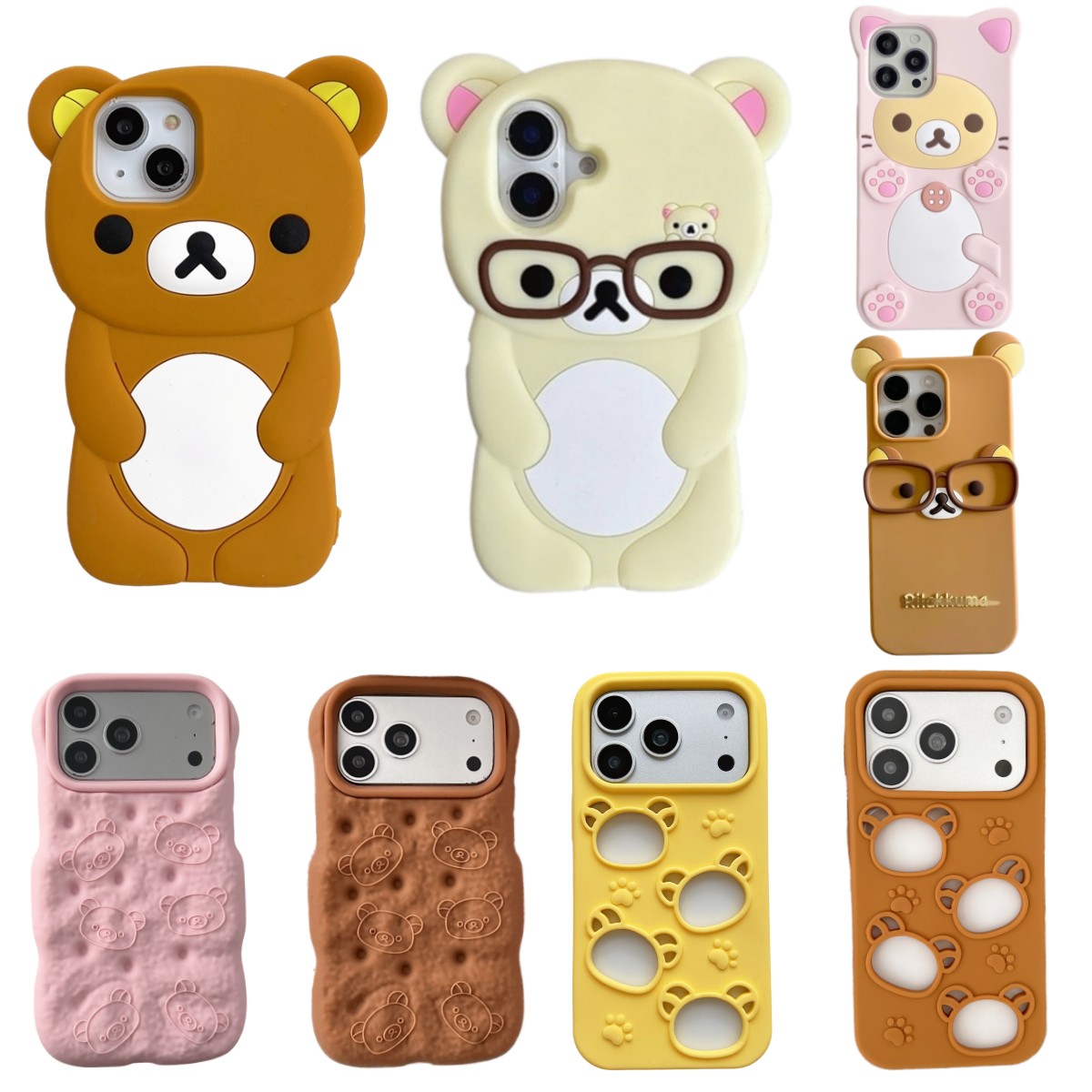 Phone Cases Cute Iphone 13 - Zo schattig 3D cartoon teddybeer telefoonhoesje