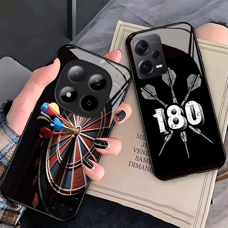 Phone Cases Target - Darts Aesthetics Wire Target Glass Telefoonhoesje
