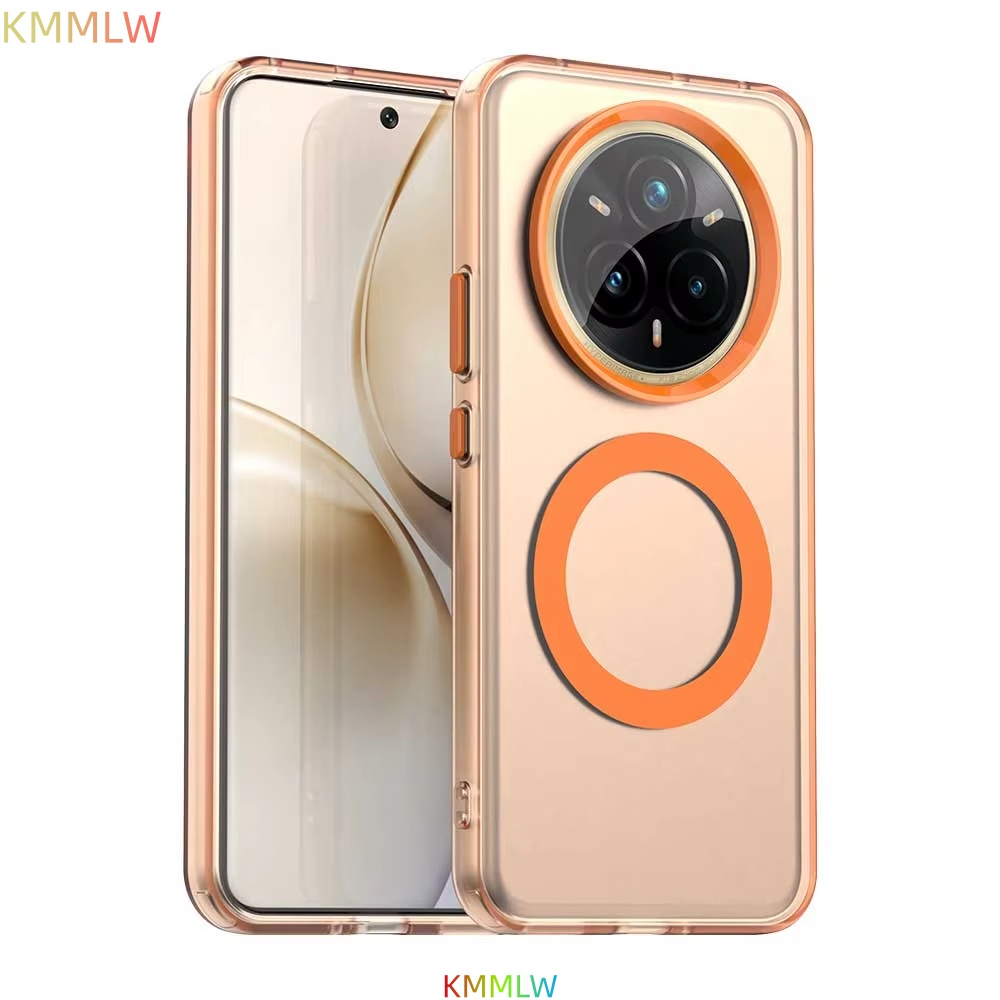 Phone Cases Realme - Magnetische draadloze oplaadcase voor Realme 14