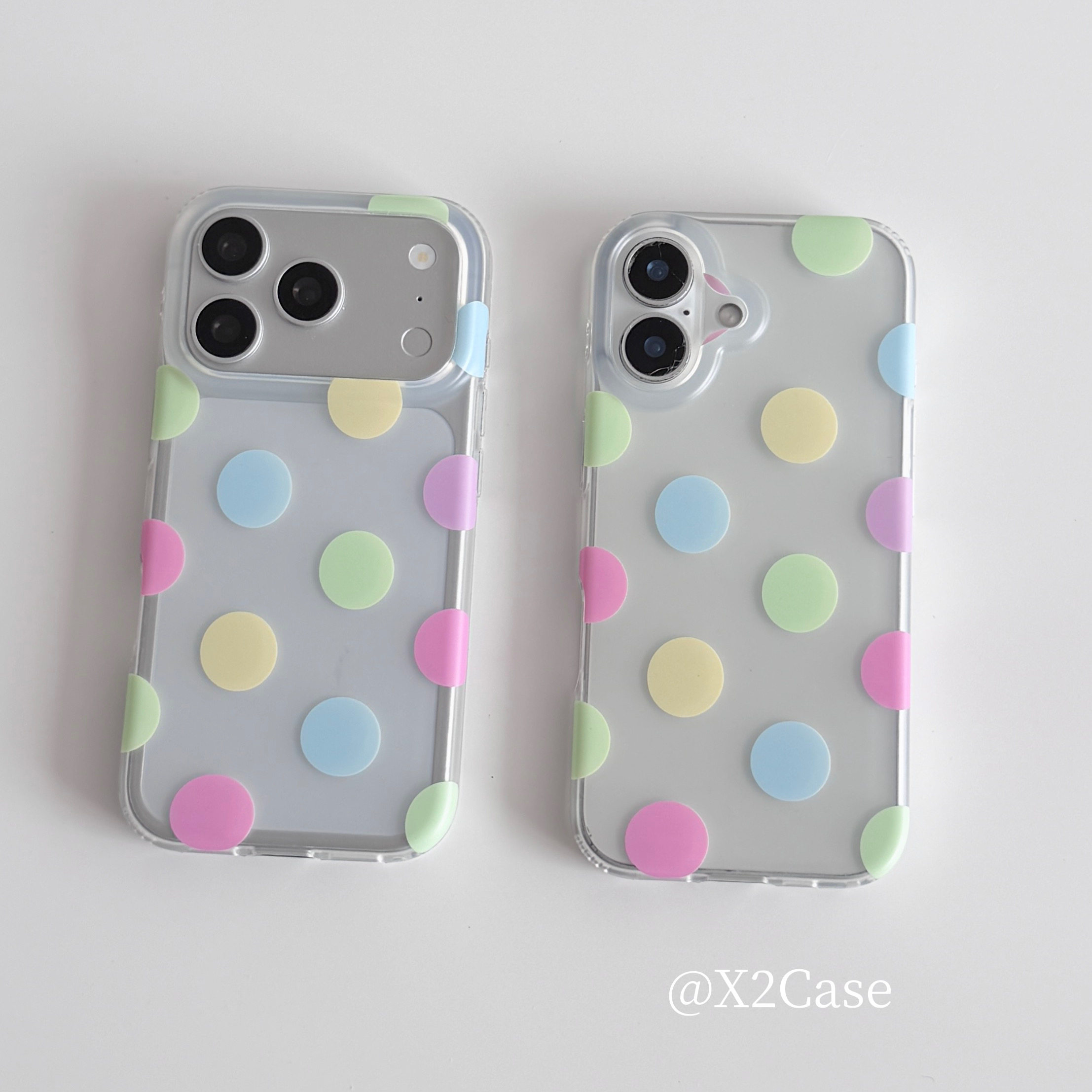 Phone Cases Online - Korea Ins Kleurrijke Polka Dots Matte