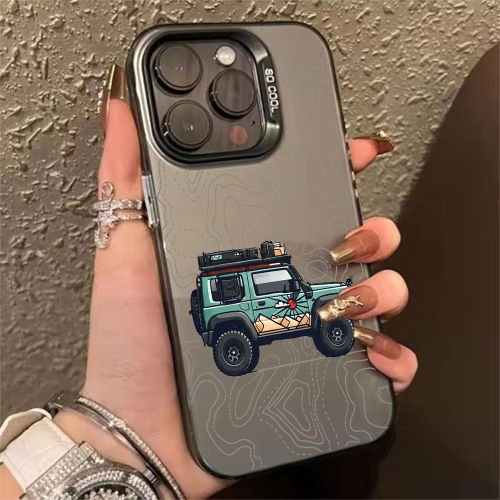 Phone Cases Online - Simpele autopatroon telefoonhoesje voor iPhone 17