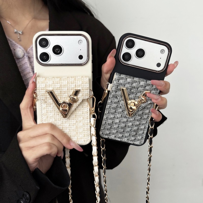 Phone Cases Louis Vuitton - Portemonnee-hoesje met koord voor iPhone 17