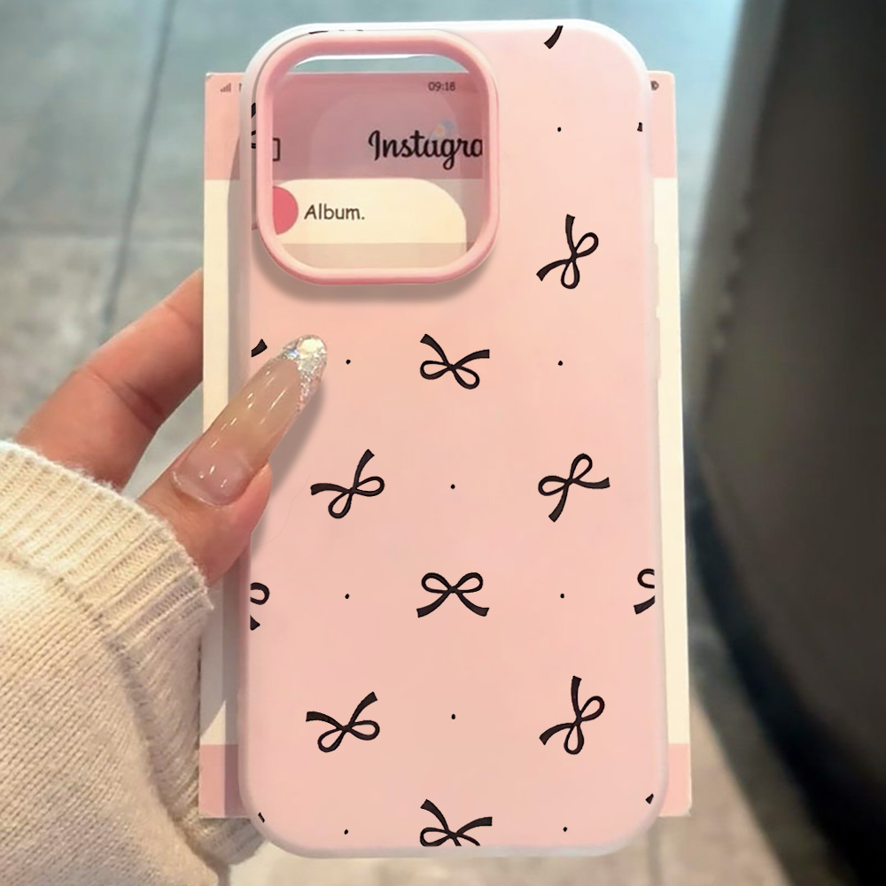 Phone Cases Cute Iphone 13 - Schattig strikjes-polkadot INS telefoonhoesje voor iPhone