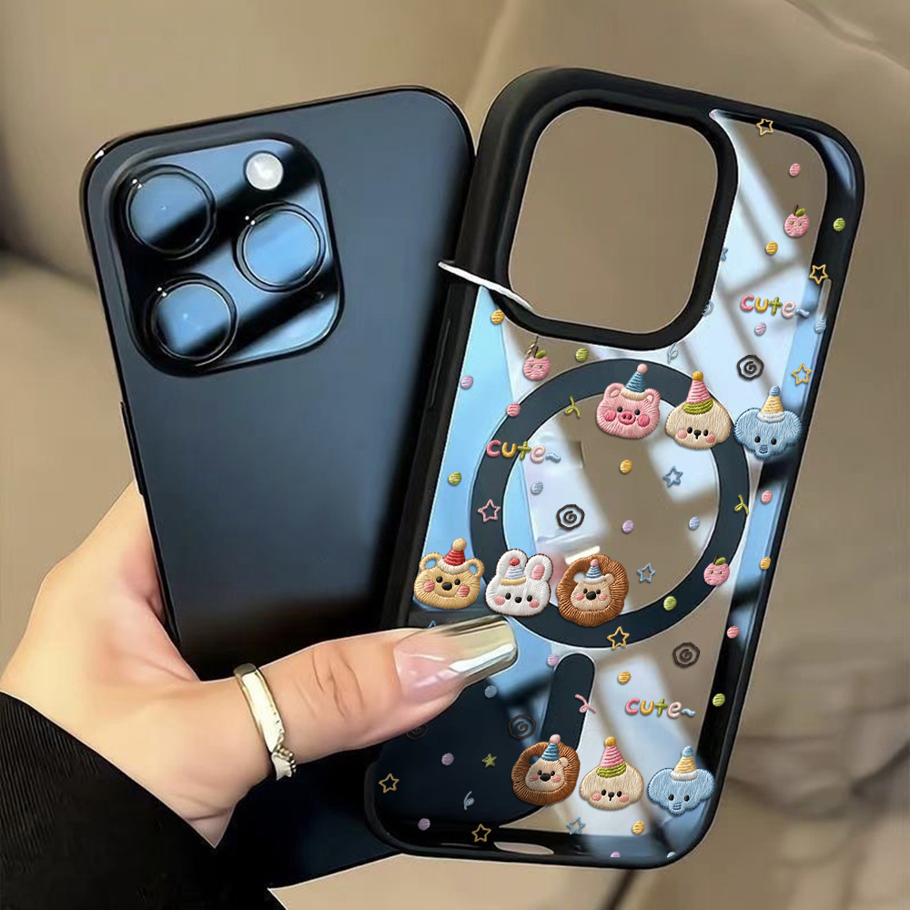 Phone Cases Aesthetic - Esthetische Mini Stitch Cartoon Dieren Transparante