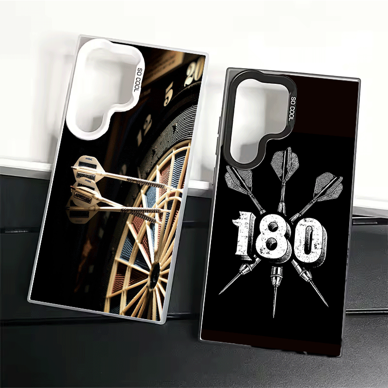 Phone Cases Target - Darts Aesthetics Wire Target Soft Telefoonhoesje