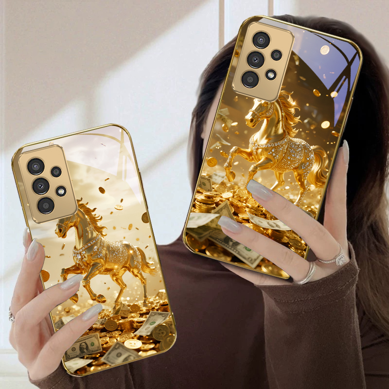 Phone Cases For Samsung A14 - Een mooie gouden ros voor Samsung