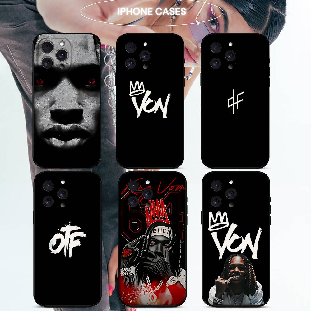 Phone Cases Louis Vuitton - Rapper K-King-V-Von Telefoonhoesje Zwart Shell Voor