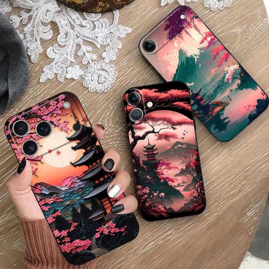 Phone Cases Aesthetic - Esthetische Mount Fuji Telefoonhoesje Telefooncase voor