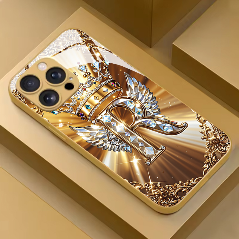 Phone Cases Vogue - Vogue Wing R Letter Gehard Glas