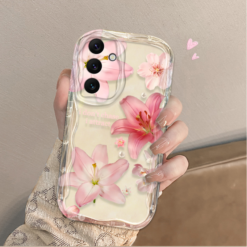 Mooie roze lelie patroon telef - Phone Cases For Samsung A14 recensie en prijs