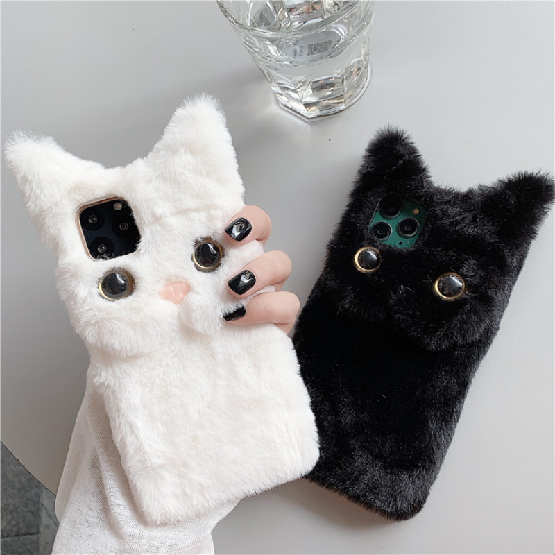 3D Schattige Cartoon Kat Pluch - Phone Cases For Iphone 12 Pro Max recensie en prijs