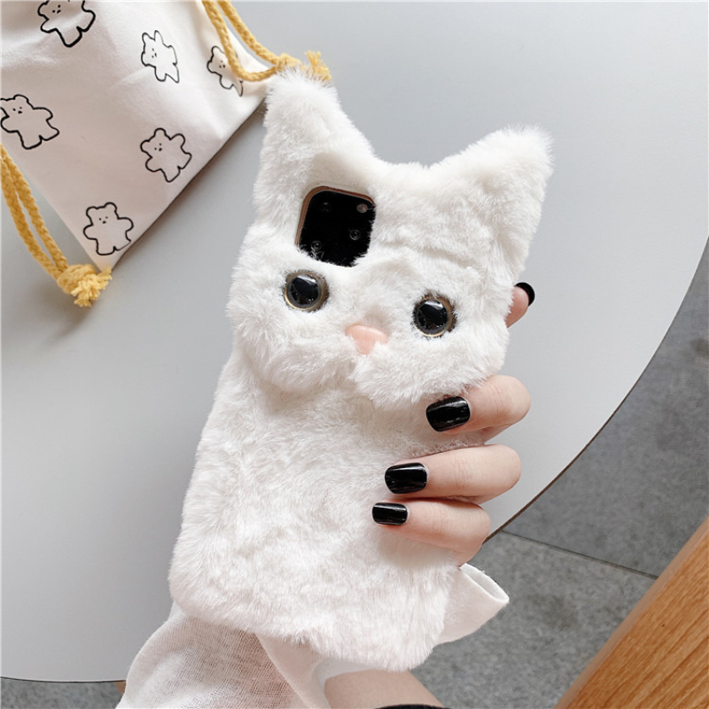 3D Schattige Cartoon Kat Pluch - Phone Cases For Iphone 12 Pro Max recensie en prijs