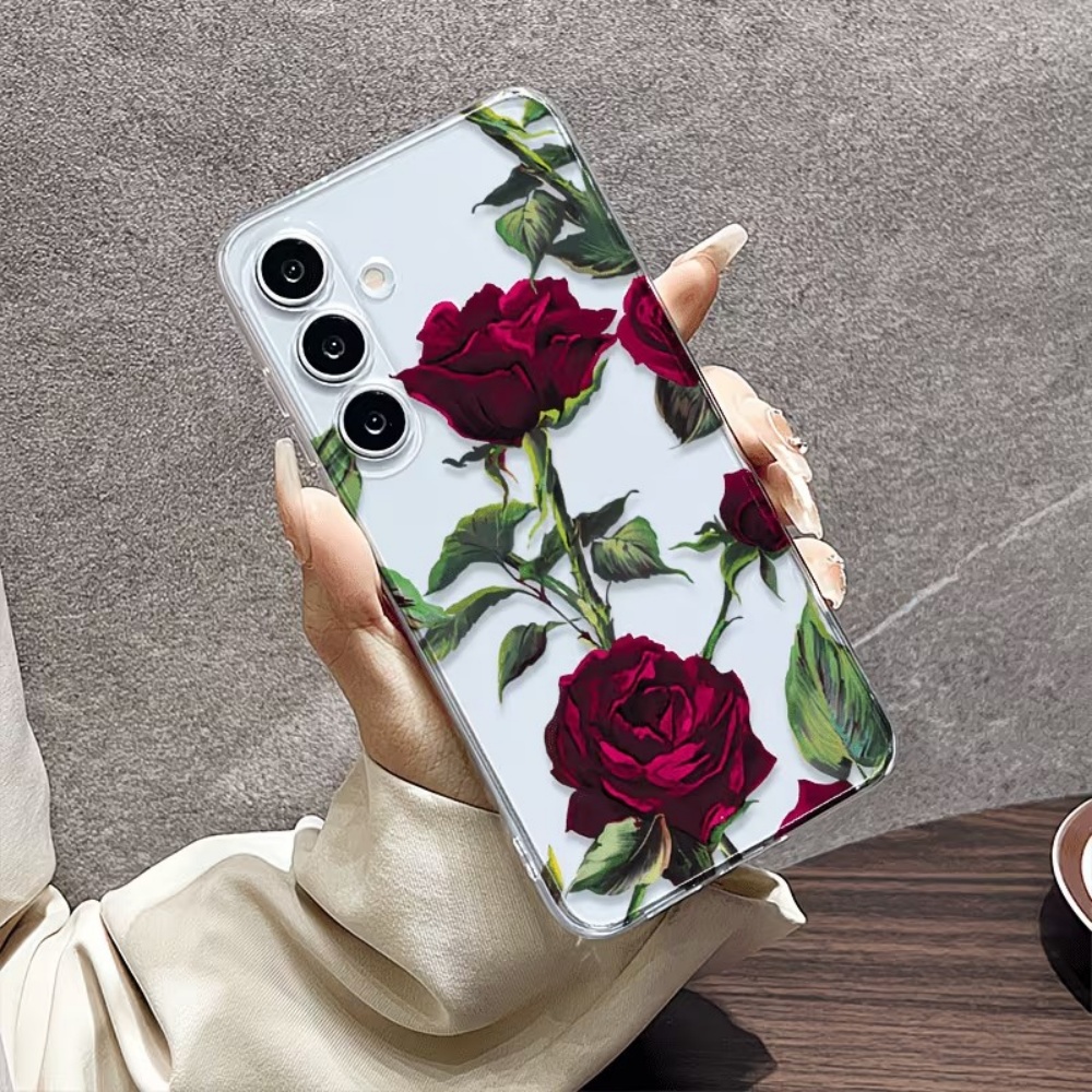 Esthetische rode roos bloemen  - Phone Cases Aesthetic recensie en prijs