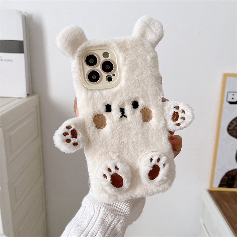 Koreaanse 3D Cartoon Beer Pluc - Phone Cases For Iphone 12 Pro Max recensie en prijs