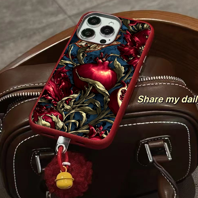 Vintage Granaatappel TPU Art T - Phone Cases Aesthetic recensie en prijs