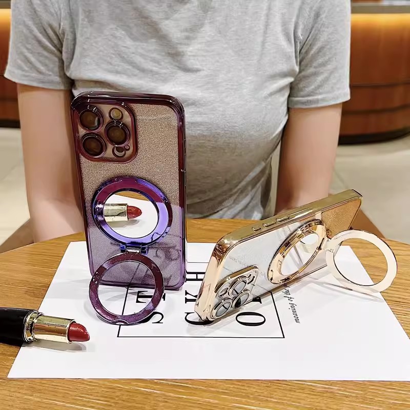 Glitter Spiegelbeugel Telefoon - Phone Cases Vogue recensie en prijs