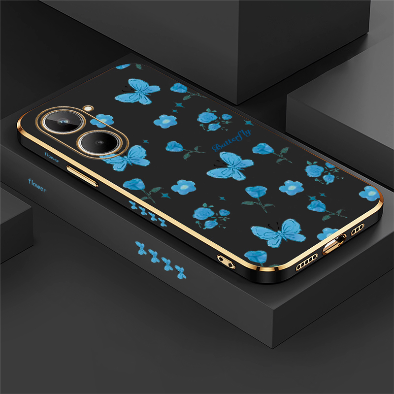 Bloemen- en vlinderprint telef - Phone Cases Realme recensie en prijs