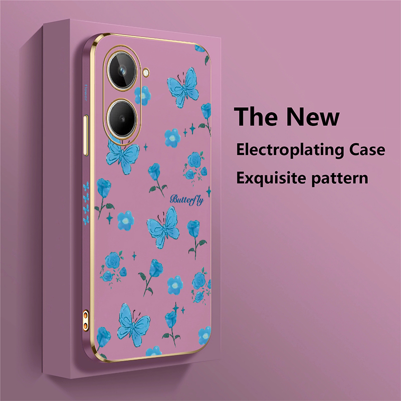 Bloemen- en vlinderprint telef - Phone Cases Realme recensie en prijs