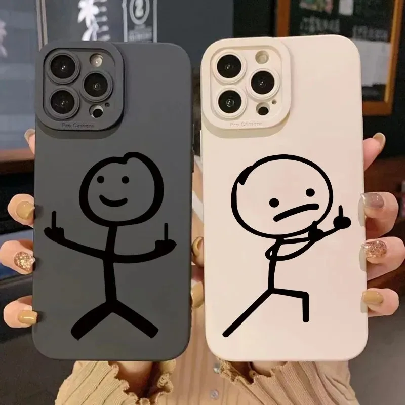 Schattige cartoon-figuurtjes s - Phone Cases Online recensie en prijs