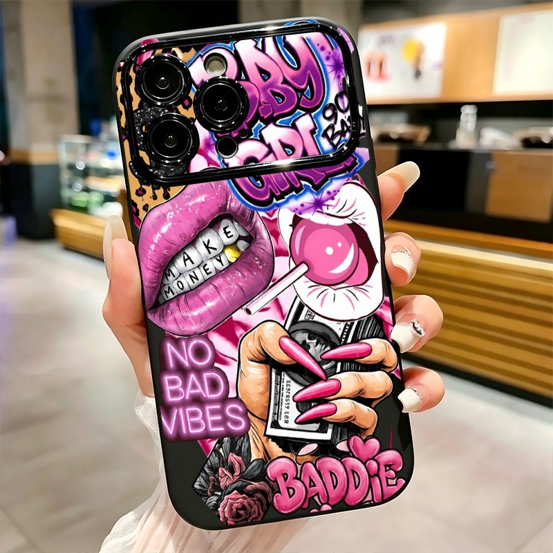 Hiphop roze lippen baby meisje - Phone Cases For Iphone 12 Pro Max recensie en prijs