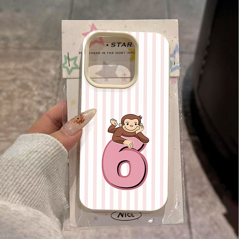 Vogue Gestreepte Aap Letter 6  - Phone Cases Vogue recensie en prijs