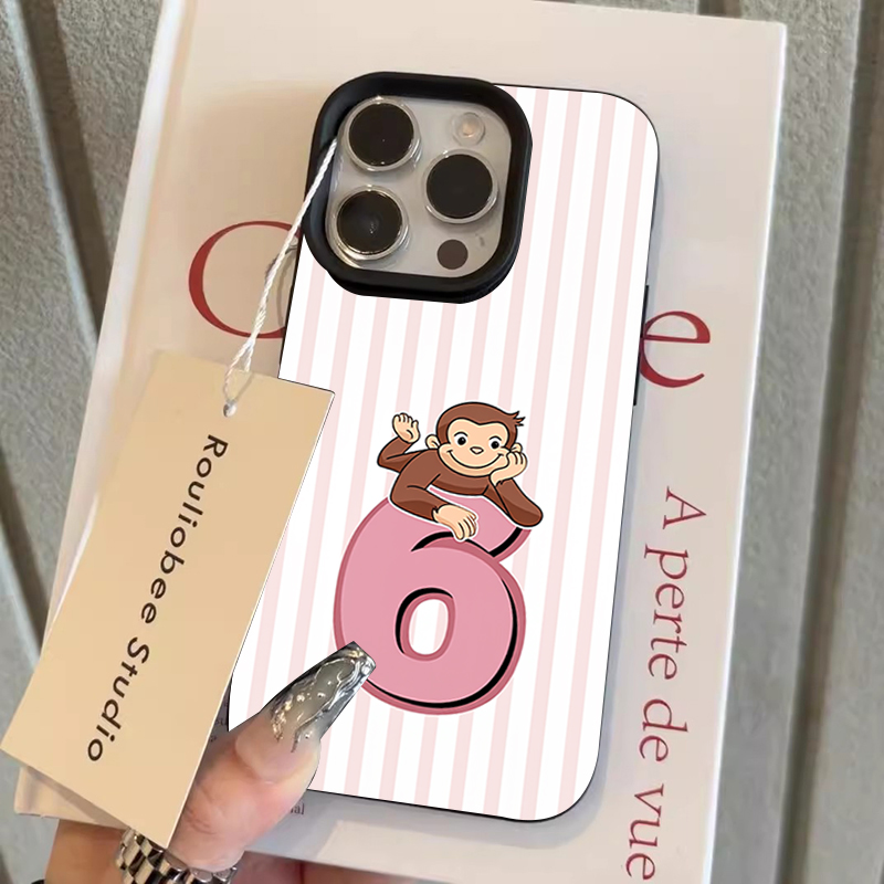 Vogue Gestreepte Aap Letter 6  - Phone Cases Vogue recensie en prijs