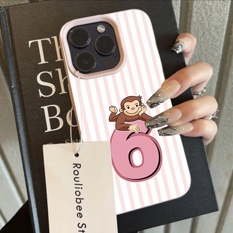 Vogue Gestreepte Aap Letter 6  - Phone Cases Vogue recensie en prijs