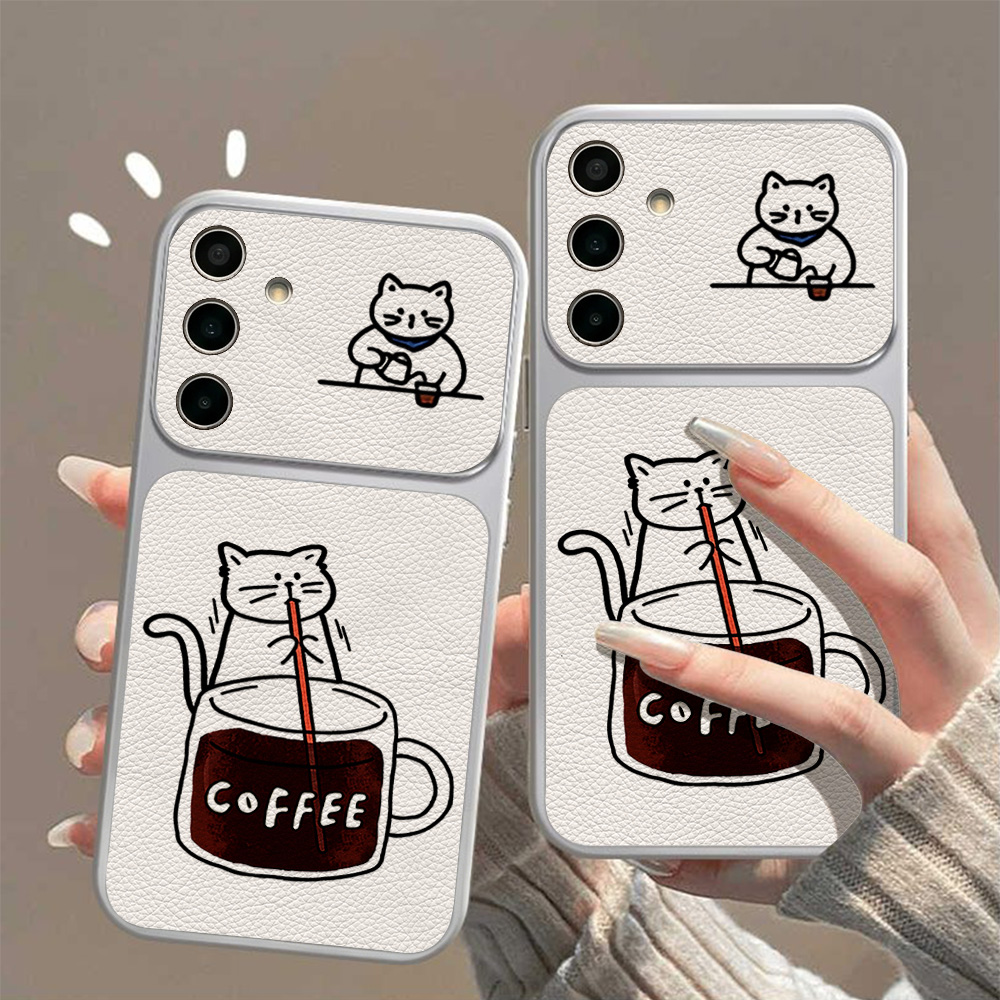 Koffie Schattige Kat Telefoonh - Phone Cases For Samsung A14 recensie en prijs
