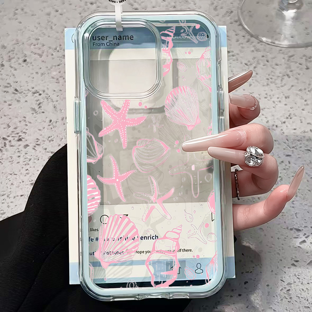 Zomer Roze Schelp Transparante - Phone Cases Online recensie en prijs