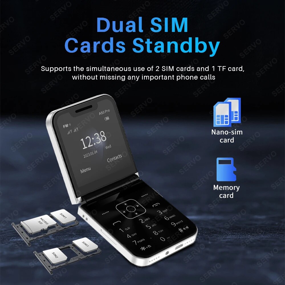 SERVO A50 PRO Opvouwbare mobie - Phone Cases Verizon recensie en prijs