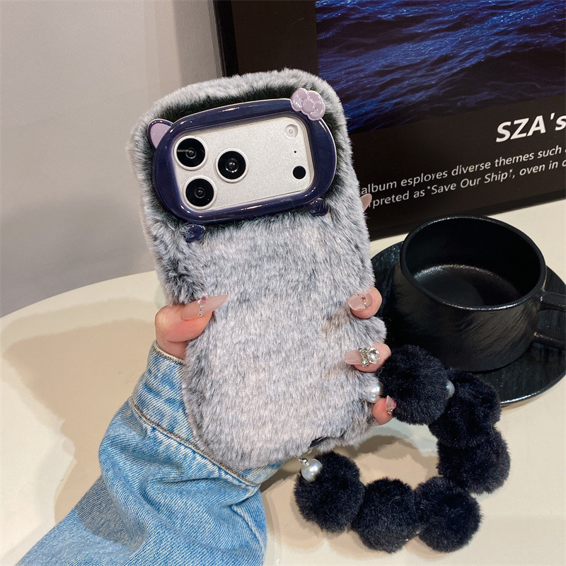 Luxe effenkleurige pluche tele - Phone Cases For Iphone 12 Pro Max recensie en prijs