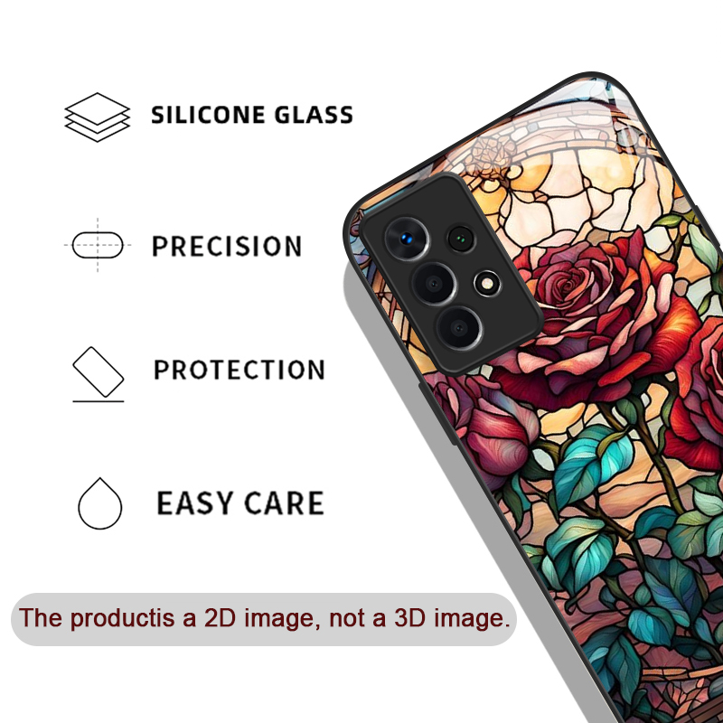 Kleurrijk glazen telefoonhoesj - Phone Cases For Samsung A14 recensie en prijs
