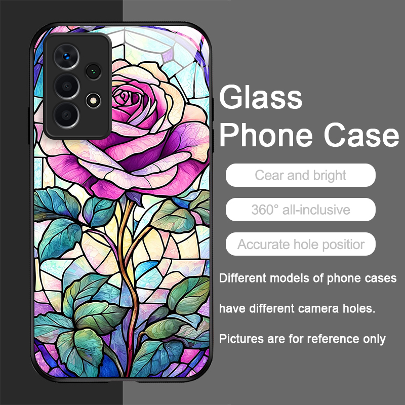 Kleurrijk glazen telefoonhoesj - Phone Cases For Samsung A14 recensie en prijs