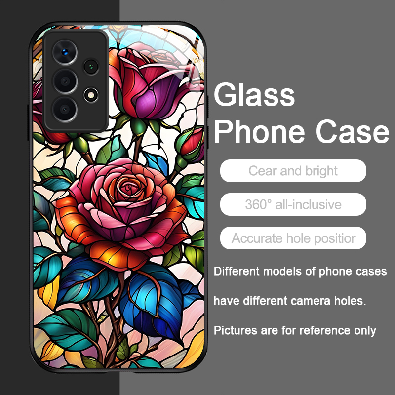 Kleurrijk glazen telefoonhoesj - Phone Cases For Samsung A14 recensie en prijs