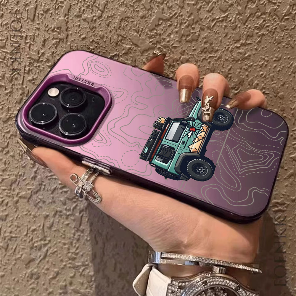 Simpele autopatroon telefoonho - Phone Cases Online recensie en prijs