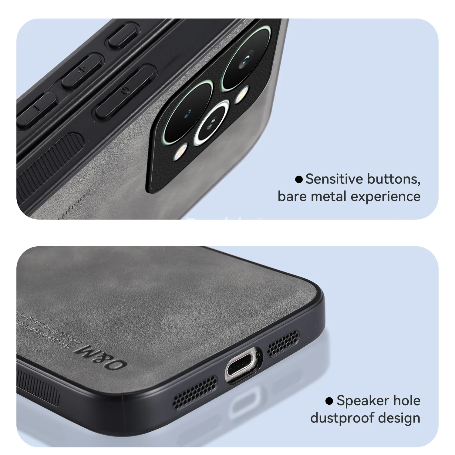 Nubuck lederen magnetische hoe - Phone Cases Realme recensie en prijs