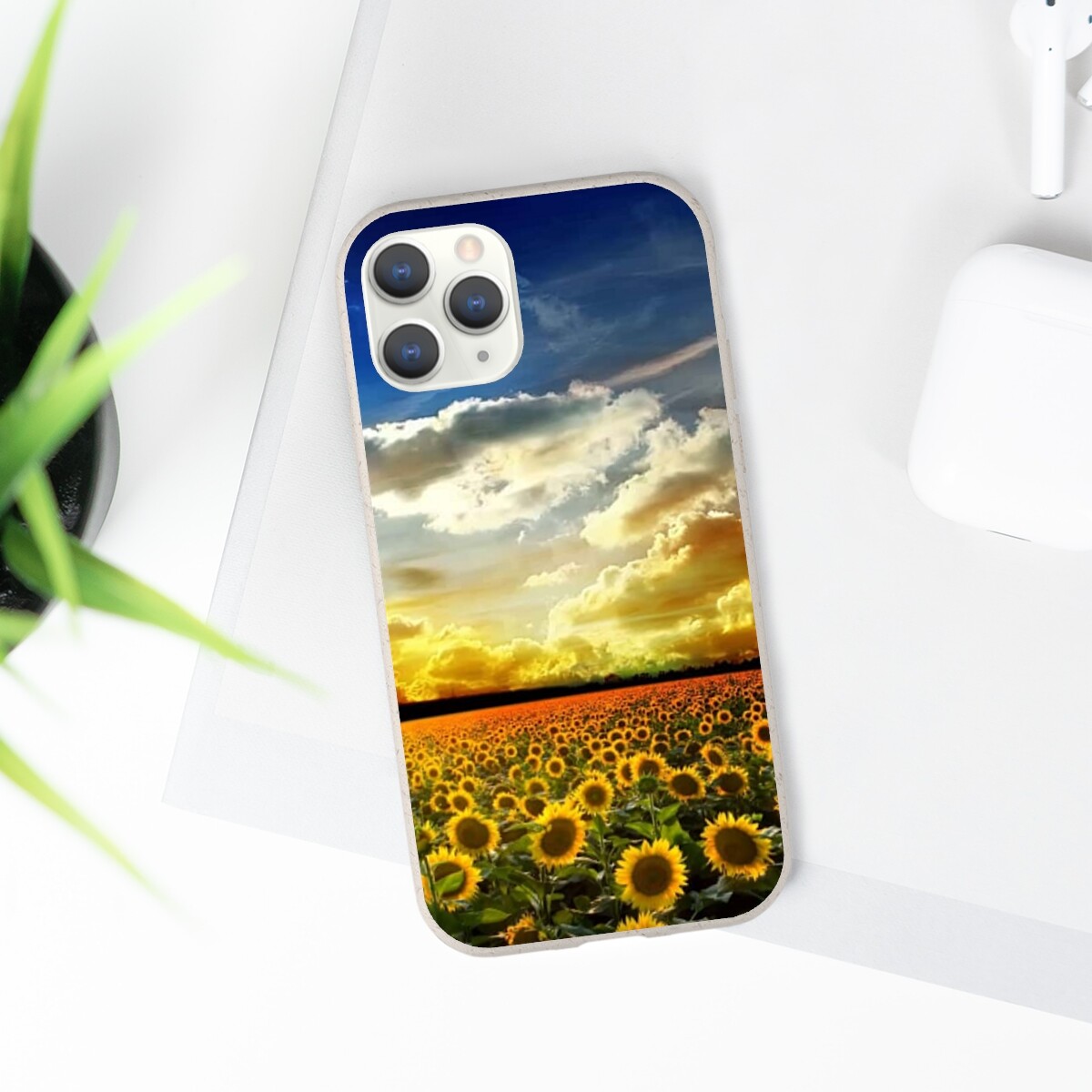 Mooie, schilderachtige zonnebl - Phone Cases Biodegradable recensie en prijs