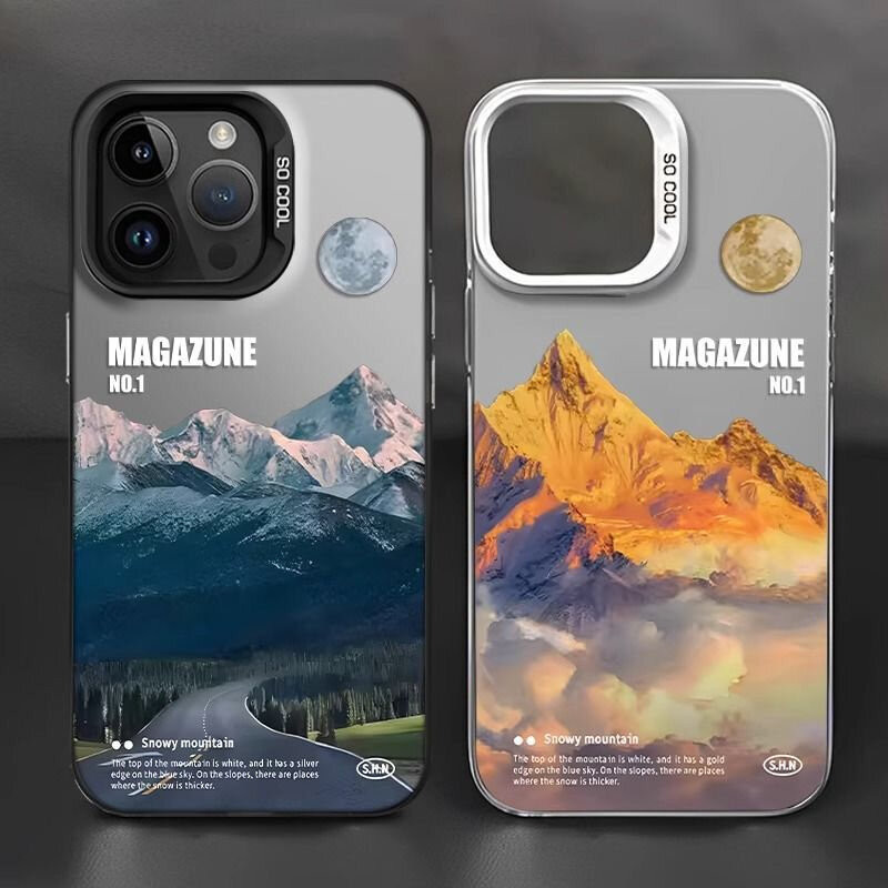 Sneeuw Bergweg Landschap Telef - Phone Cases Vogue recensie en prijs