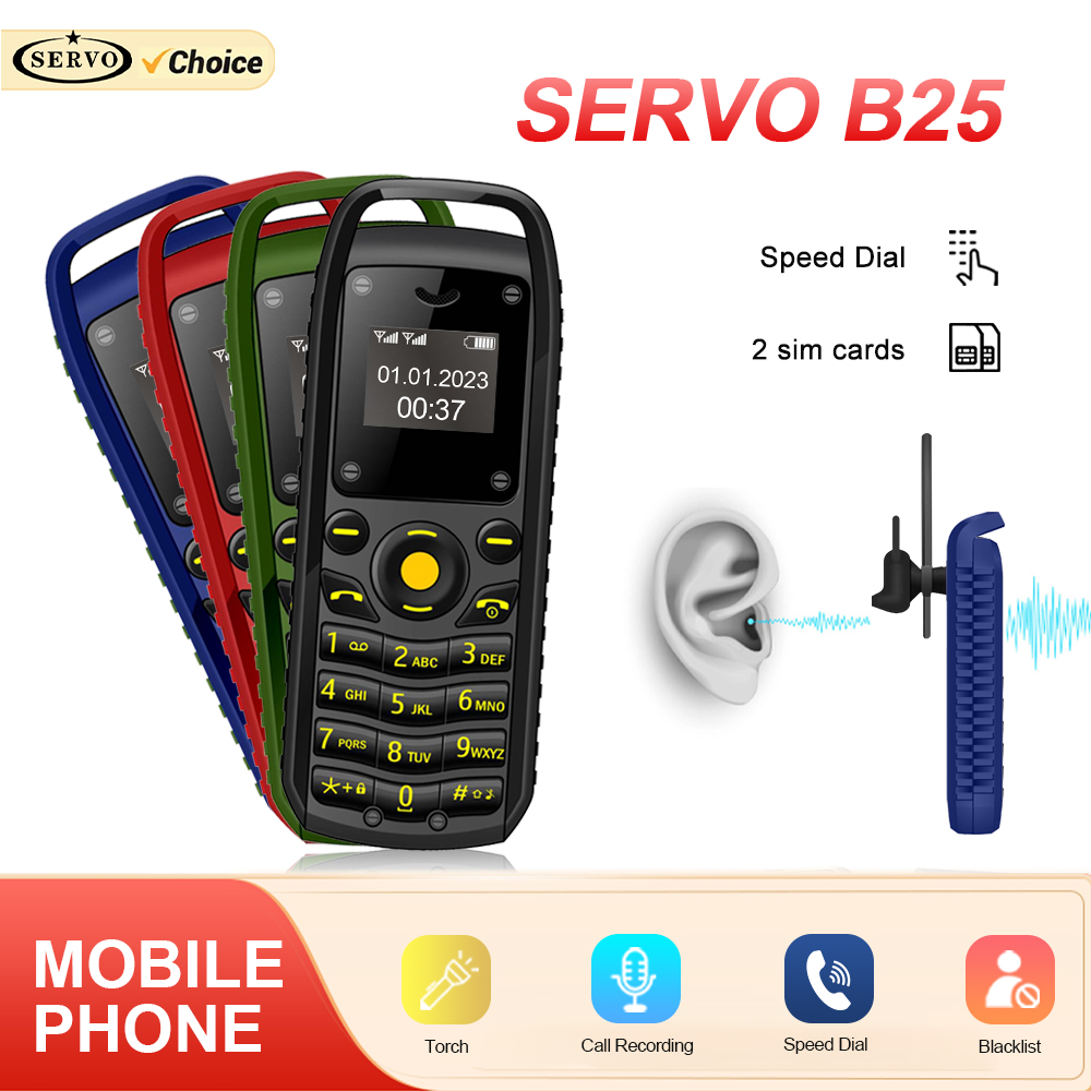 SERVO B25 Mini mobiele telefoo - Phone Cases Verizon recensie en prijs