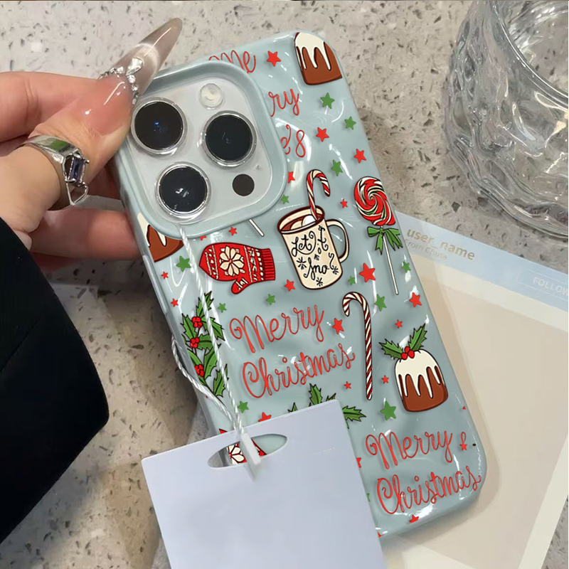 Schattig feestelijk kerstpatro - Phone Cases Cute Iphone 13 recensie en prijs