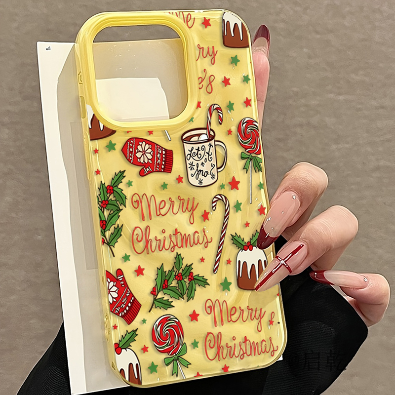 Schattig feestelijk kerstpatro - Phone Cases Cute Iphone 13 recensie en prijs