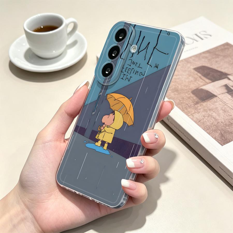 Gele paraplu jongen telefoonho - Phone Cases For Samsung A14 recensie en prijs