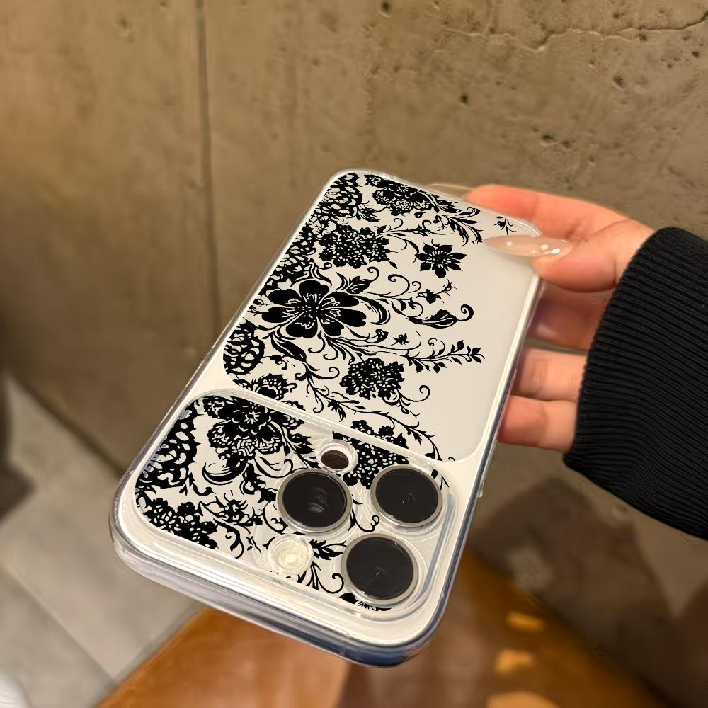 Zwart gemêleerd transparant te - Phone Cases For Samsung A14 recensie en prijs
