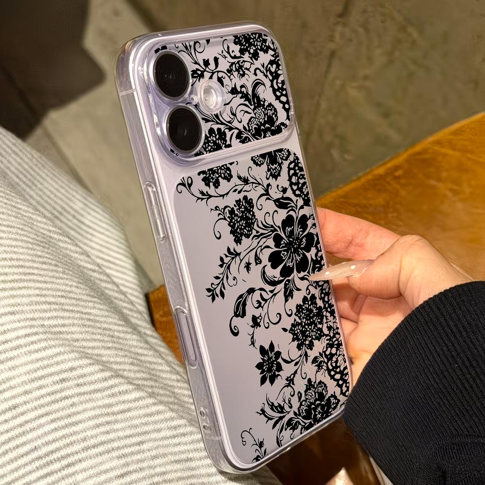 Zwart gemêleerd transparant te - Phone Cases For Samsung A14 recensie en prijs