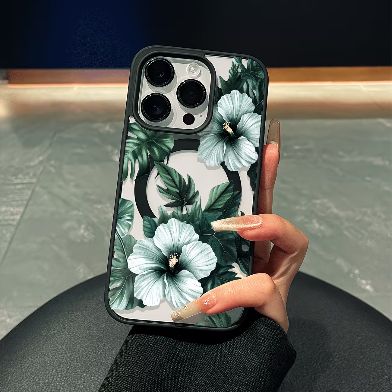 Groene bloemenprint telefoonho - Phone Cases Online recensie en prijs
