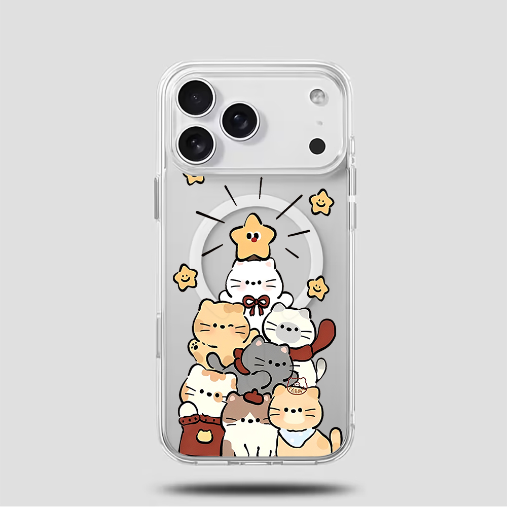 Schattige cartoon kitten print - Phone Cases For Iphone 12 Pro Max recensie en prijs