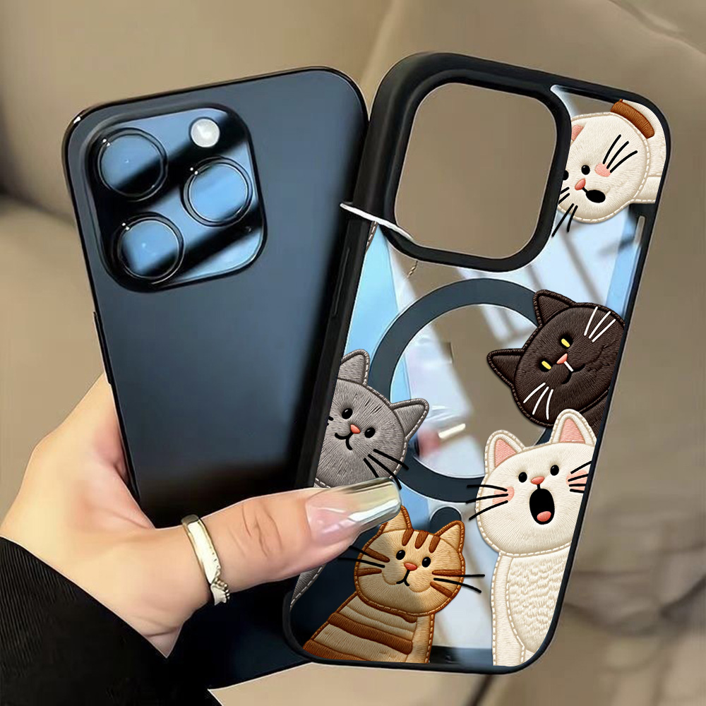 Schattig nep-borduurwerk katte - Phone Cases Cute Iphone 13 recensie en prijs